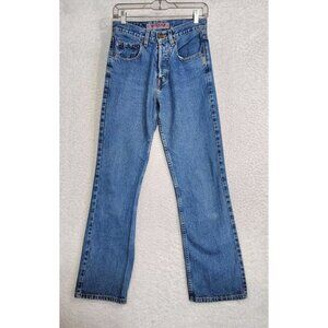 Silver Jeans Women's Size 27x30 Button Fly Medium Wash Made In Canada